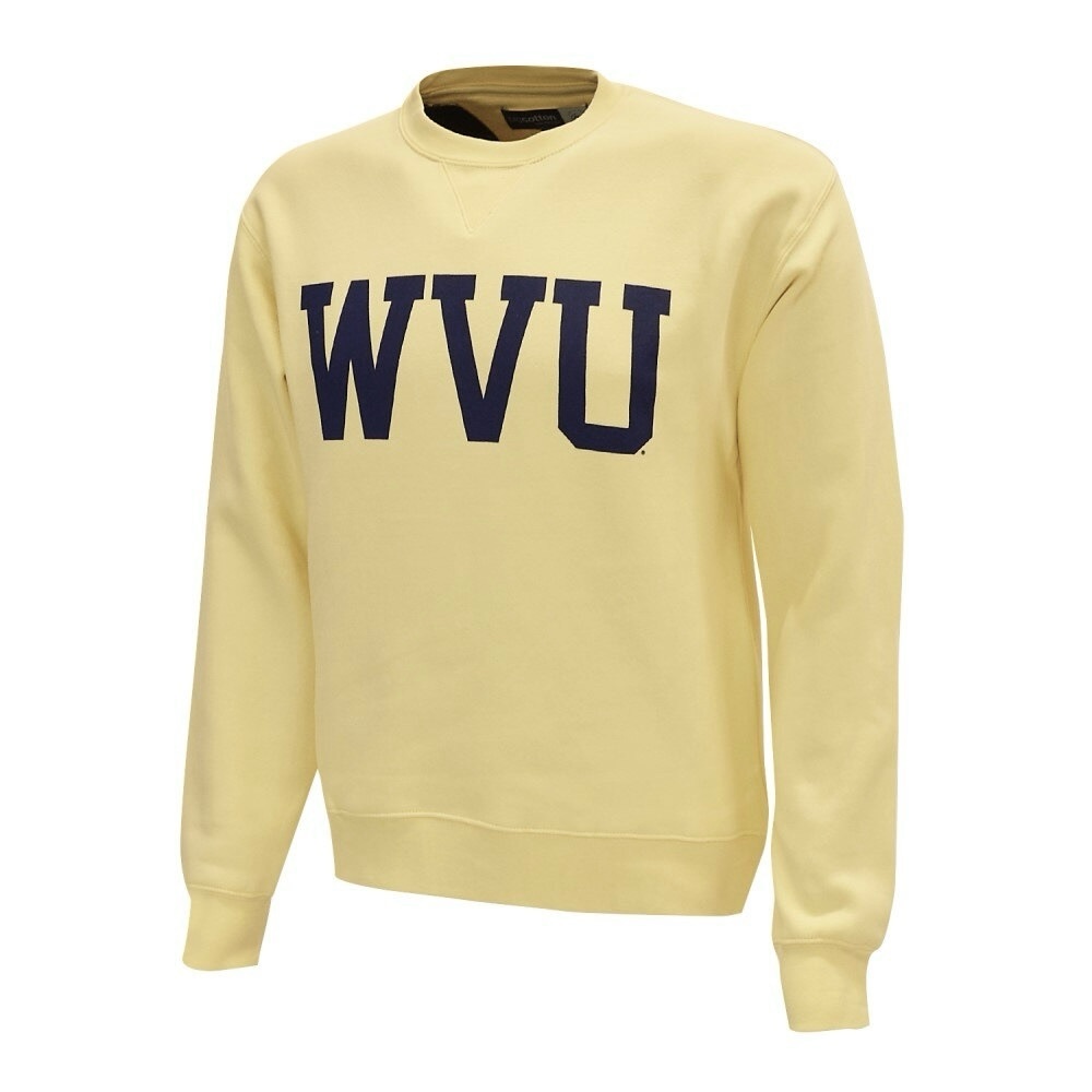West Virginia WVU Sweatshirt Yellow XL
